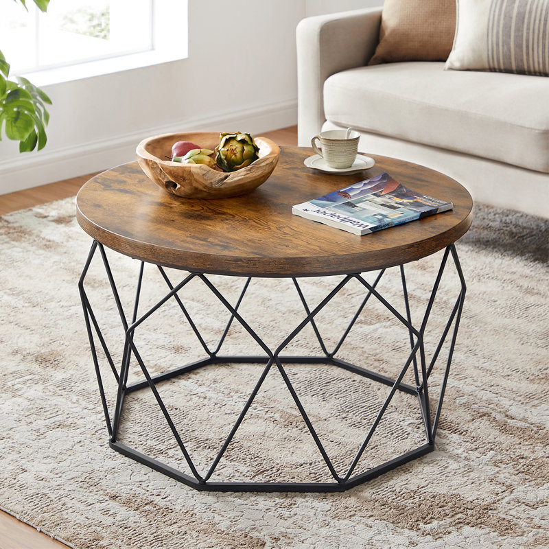 Glennis Coffee Table Trent Austin Design Table Top Color Rustic Brown